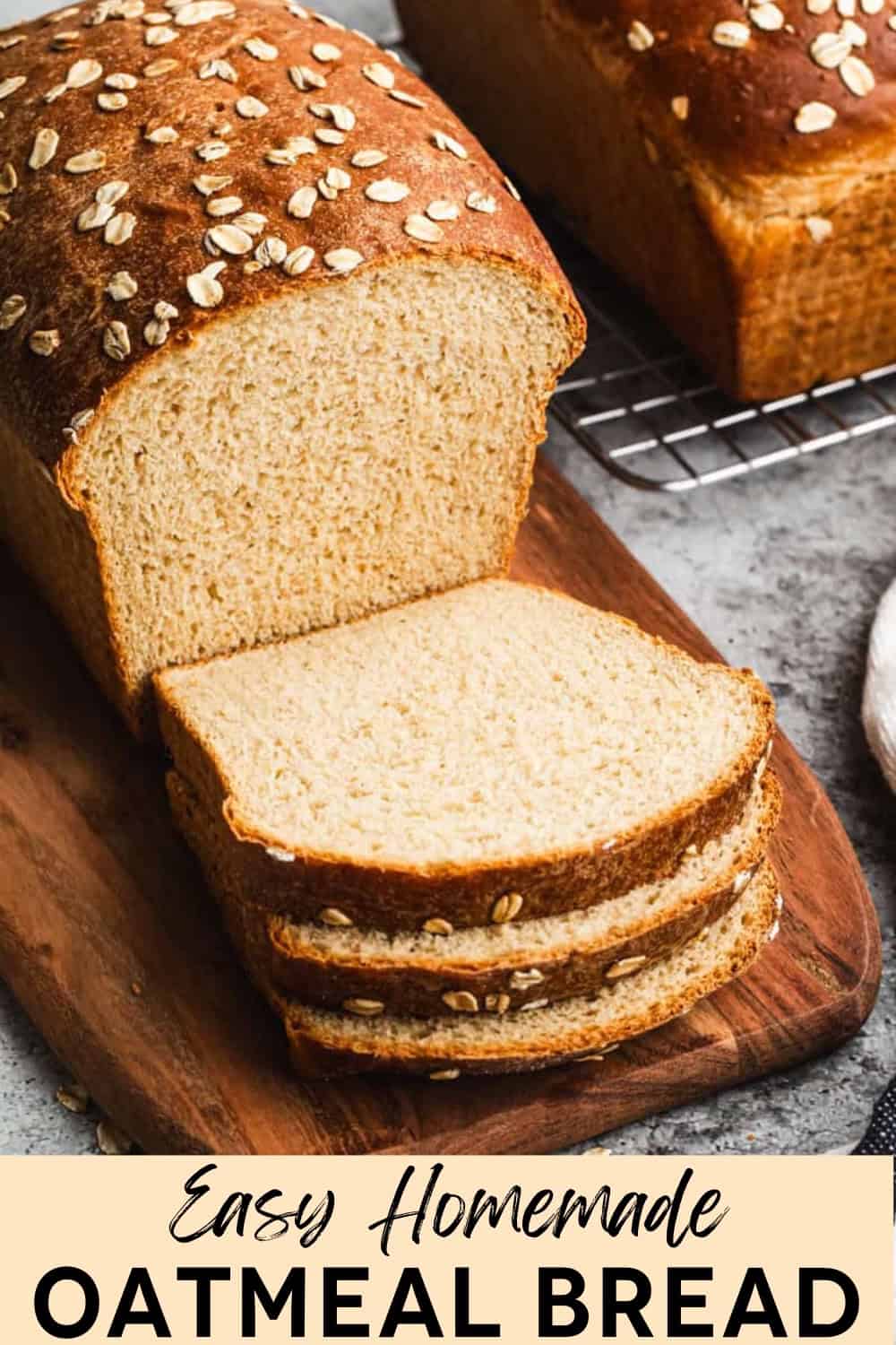 Easy Homemade Oatmeal Bread