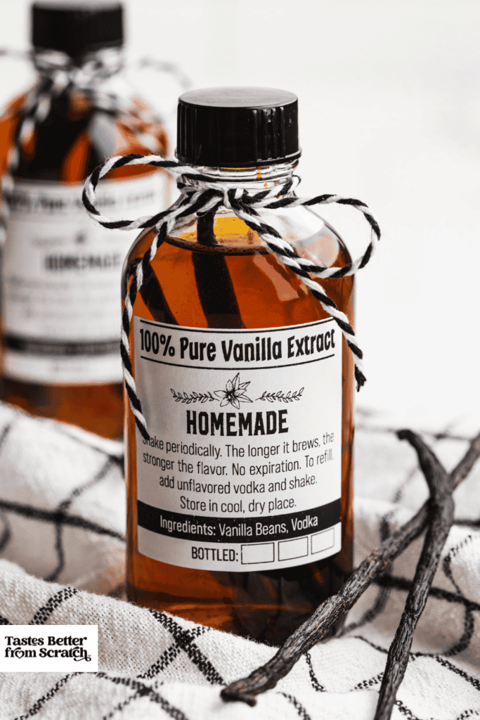 Vanilla Extract collage image for Pinterest.