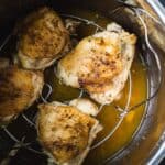 For chicken thighs cooking in an instant pot.