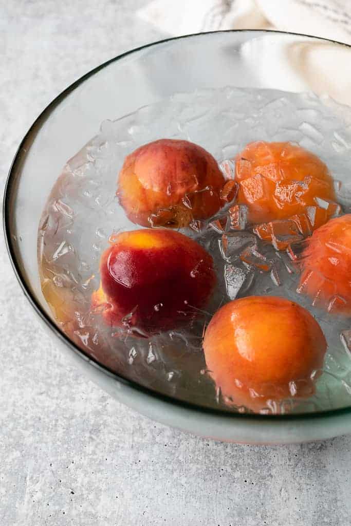 How to Peel Peaches {Easy Tutorial} - FeelGoodFoodie