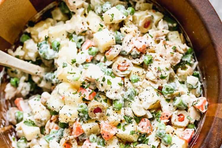 Ensalada Rusa Russian Potato Salad Tastes Better From Scratch