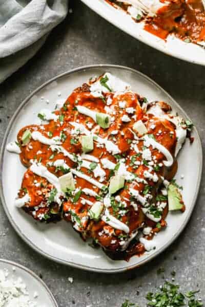 The Best Mole Enchiladas - Tastes Better from Scratch