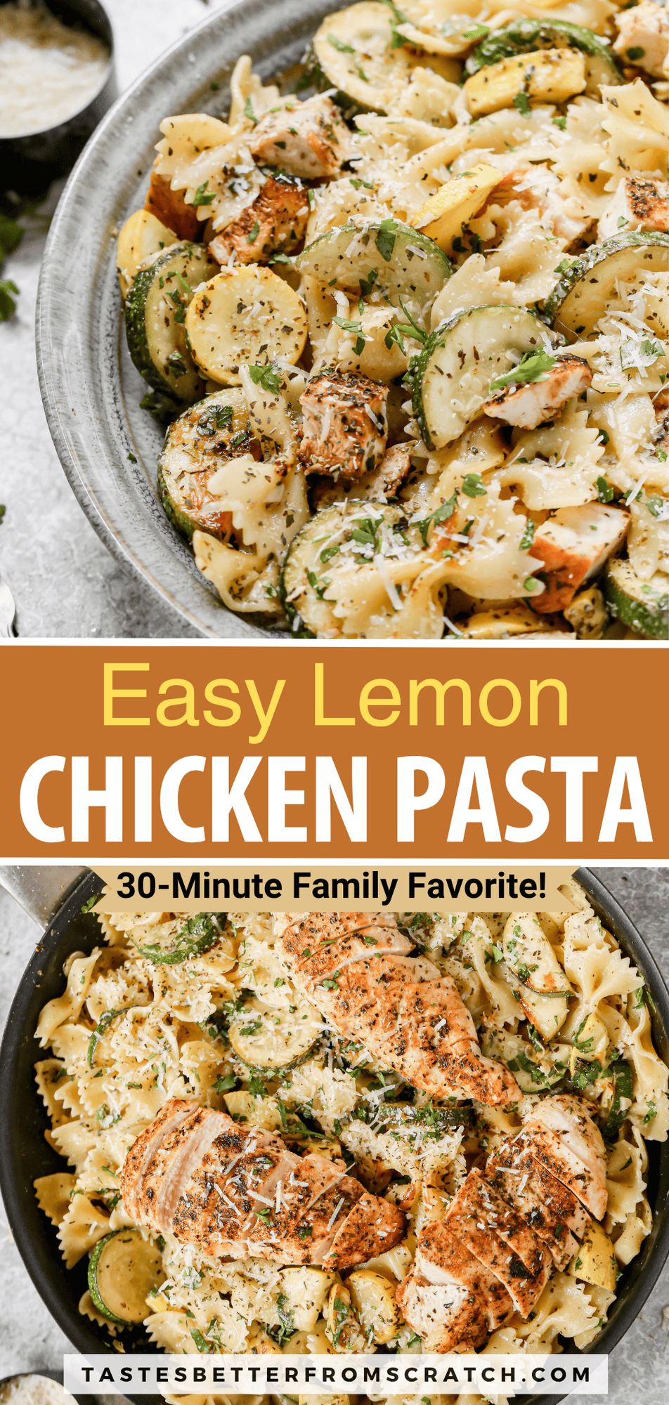 Lemon Chicken Pasta - Tastes Better From Scratch