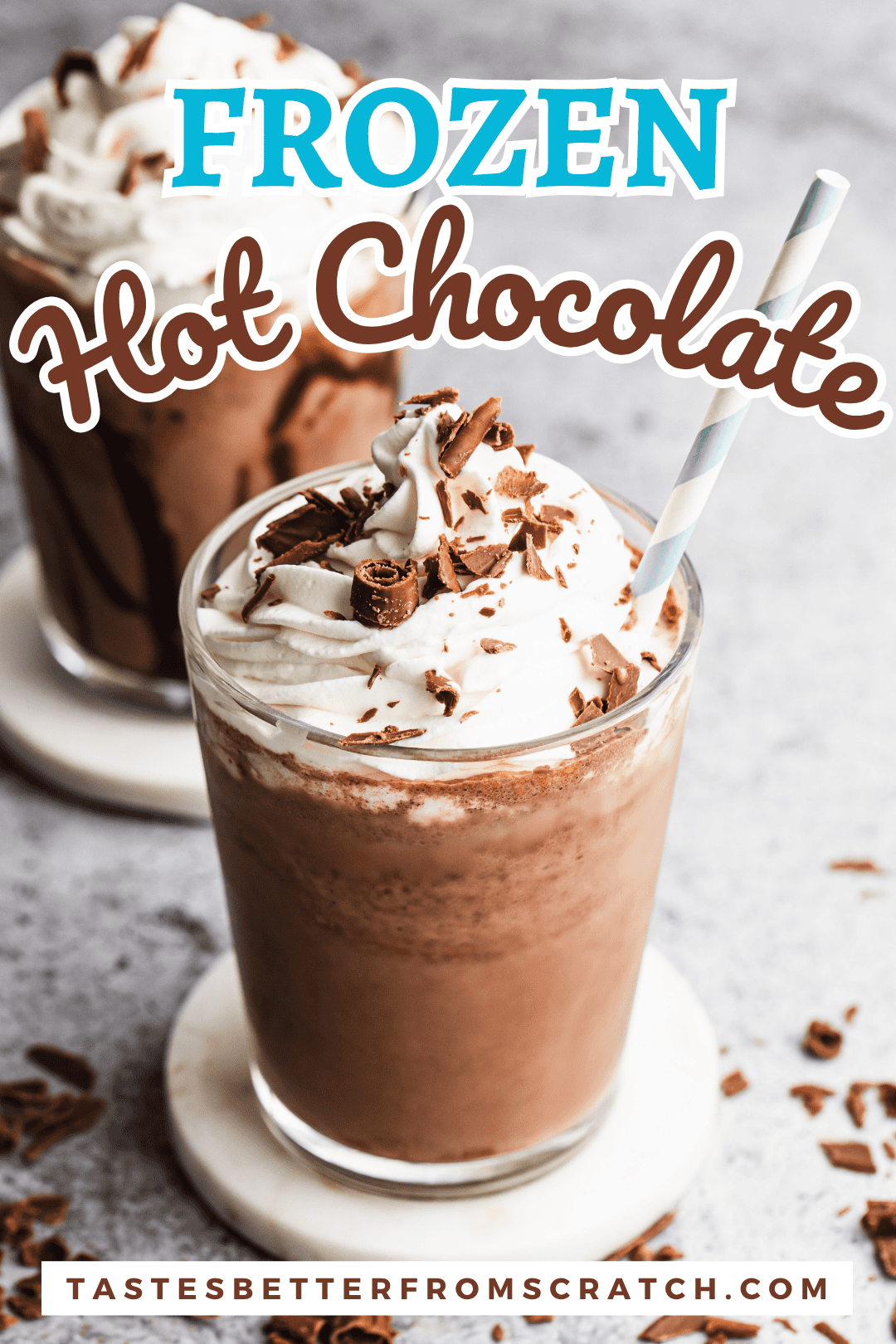 Frozen Hot Chocolate [tastesbetterfromscratch.com]