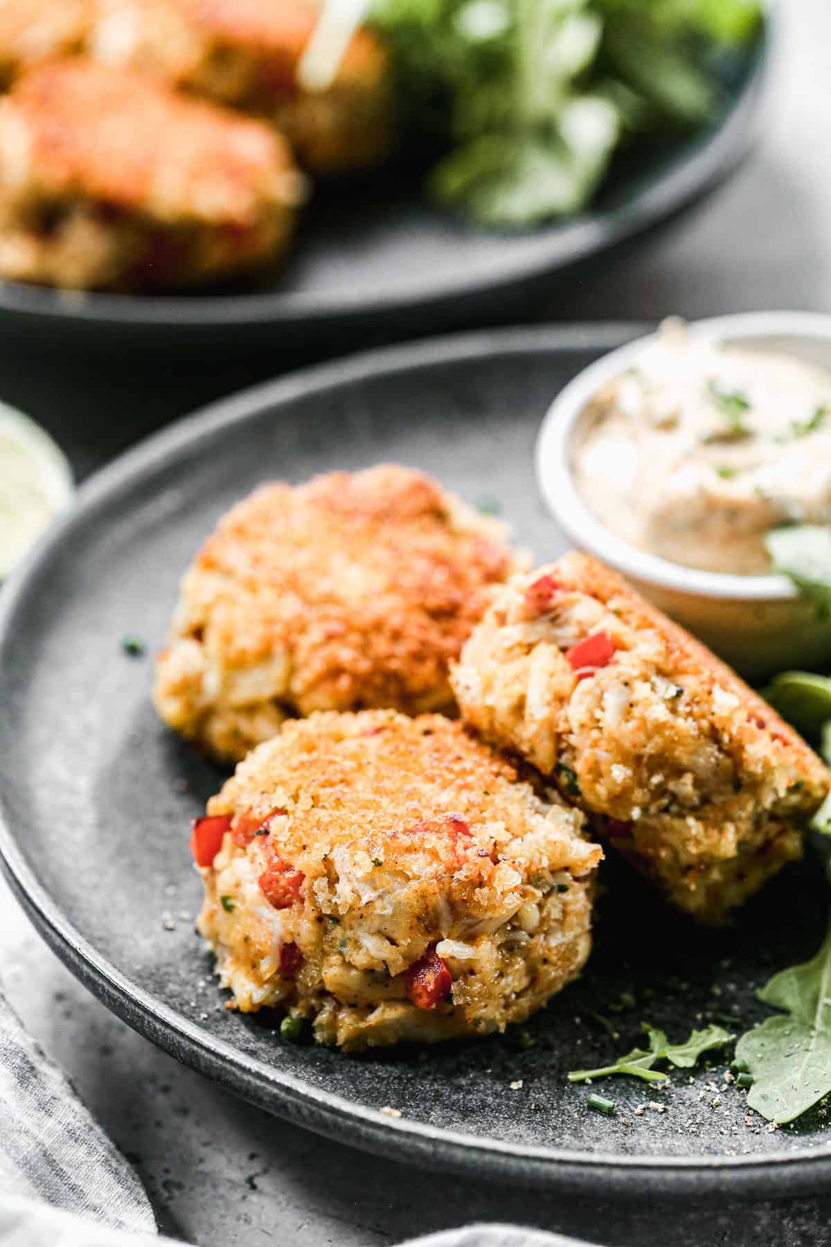 This is the best Crab Cake recipe with so much flavor and not just a lot of filler. We cook it until it's golden and crispy. 