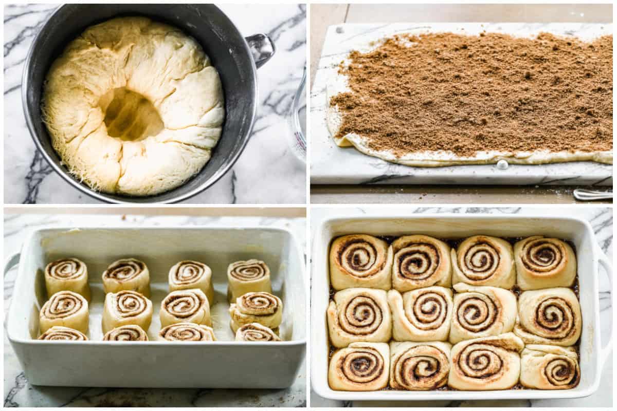 These make ahead Cinnamon Rolls recipe gives you fluffy, soft rolls with the perfect amount of cinnamon sugar filling and tangy cream cheese frosting.