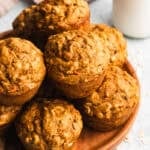 This healthy Carrot Muffins are packed with wholesome ingredients you can feel good about but still has the soft, moist, and flavor of carrot cake we all love!