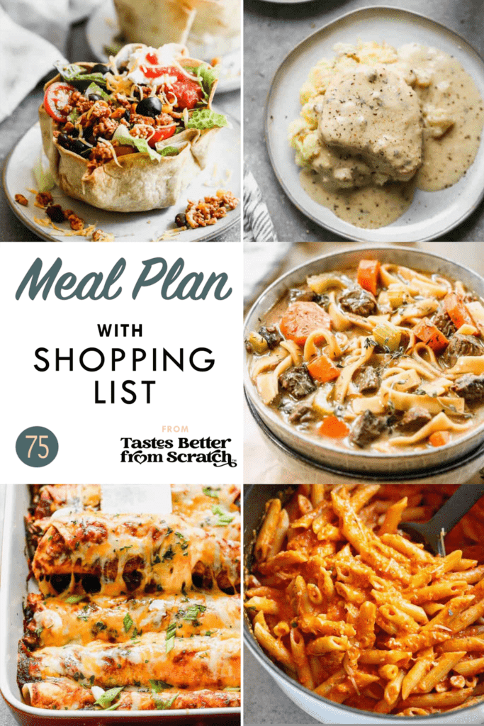 Meal Plan (75) | - Tastes Better From Scratch