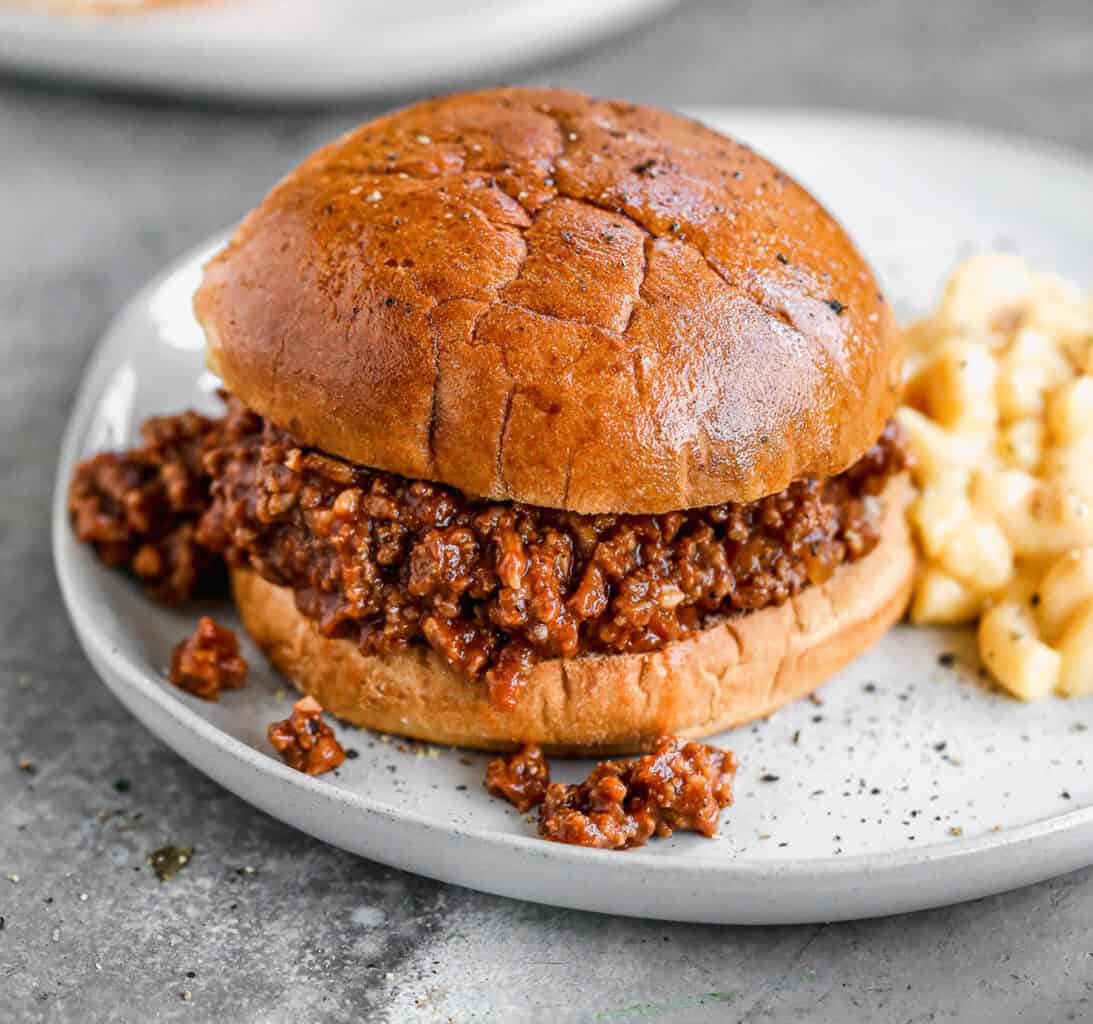 This homemade Sloppy Joes recipe is flavorful and full of real ingredients. It's a quick and budget-friendly meal that is ready in less than 30 minutes!