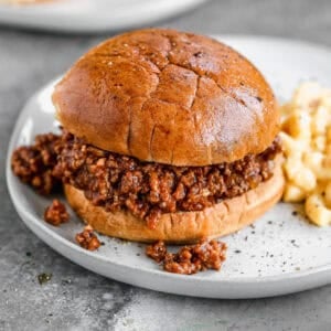 This homemade Sloppy Joes recipe is flavorful and full of real ingredients. It's a quick and budget-friendly meal that is ready in less than 30 minutes!