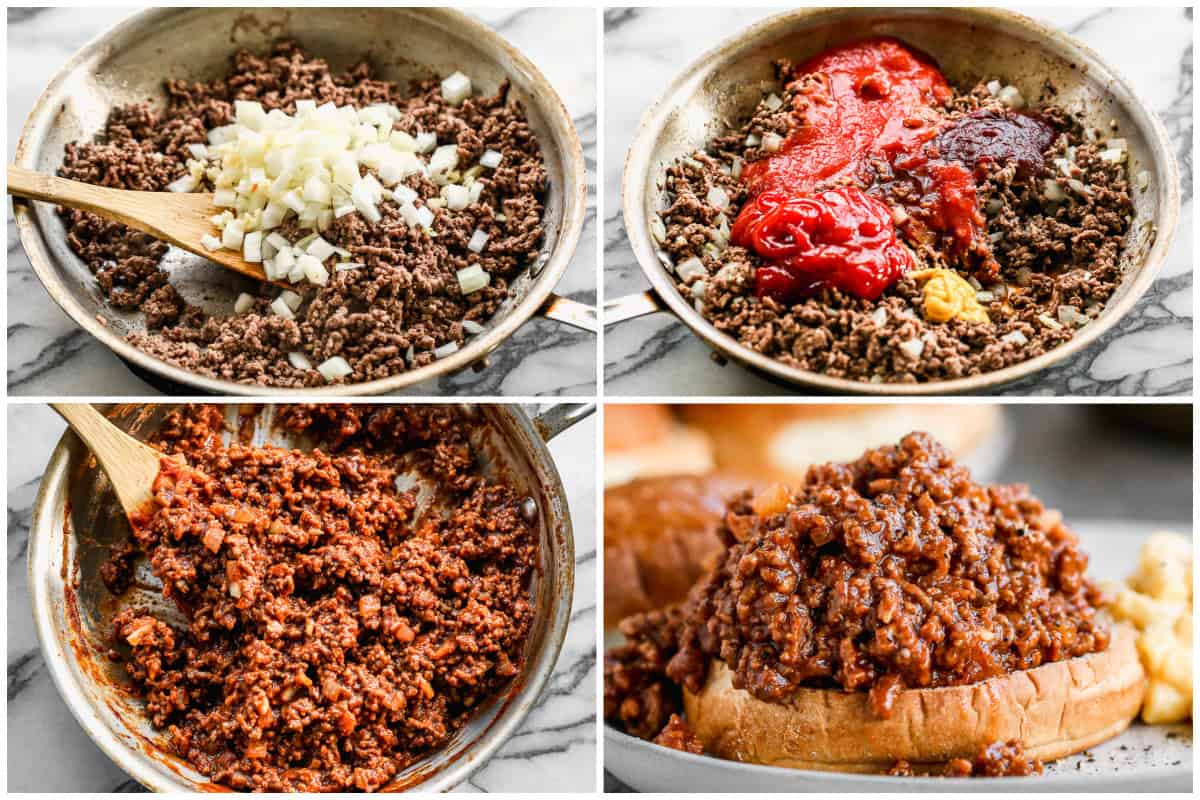 Learn how to make Sloppy Joes in 30 minutes with fresh ingredients! The results are flavorful, savory, and so good you will be licking your fingers clean!