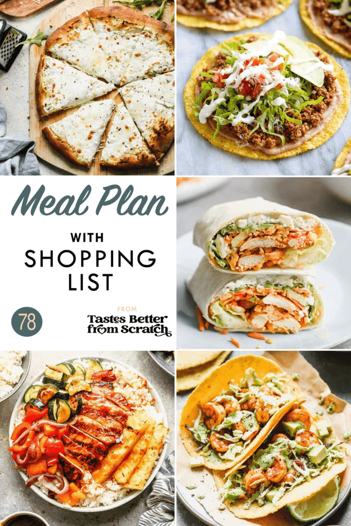 Meal Plan (78) | – Tastes Better From Scratch