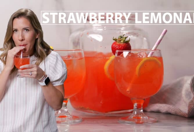 Strawberry Lemonade youtube thumbnail.