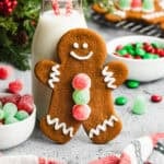 The best Gingerbread Man cookies are soft, chewy, and hold their shape while baking. They are so fun for kids and adults to decorate!