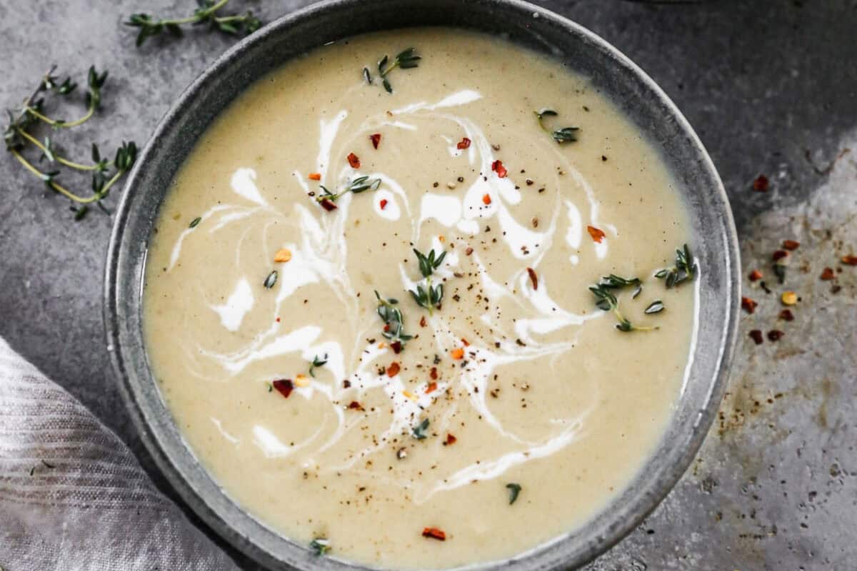 This creamy Potato Leek Soup recipe is smooth and loaded with flavor. It's ready in under an hour and so comforting.
