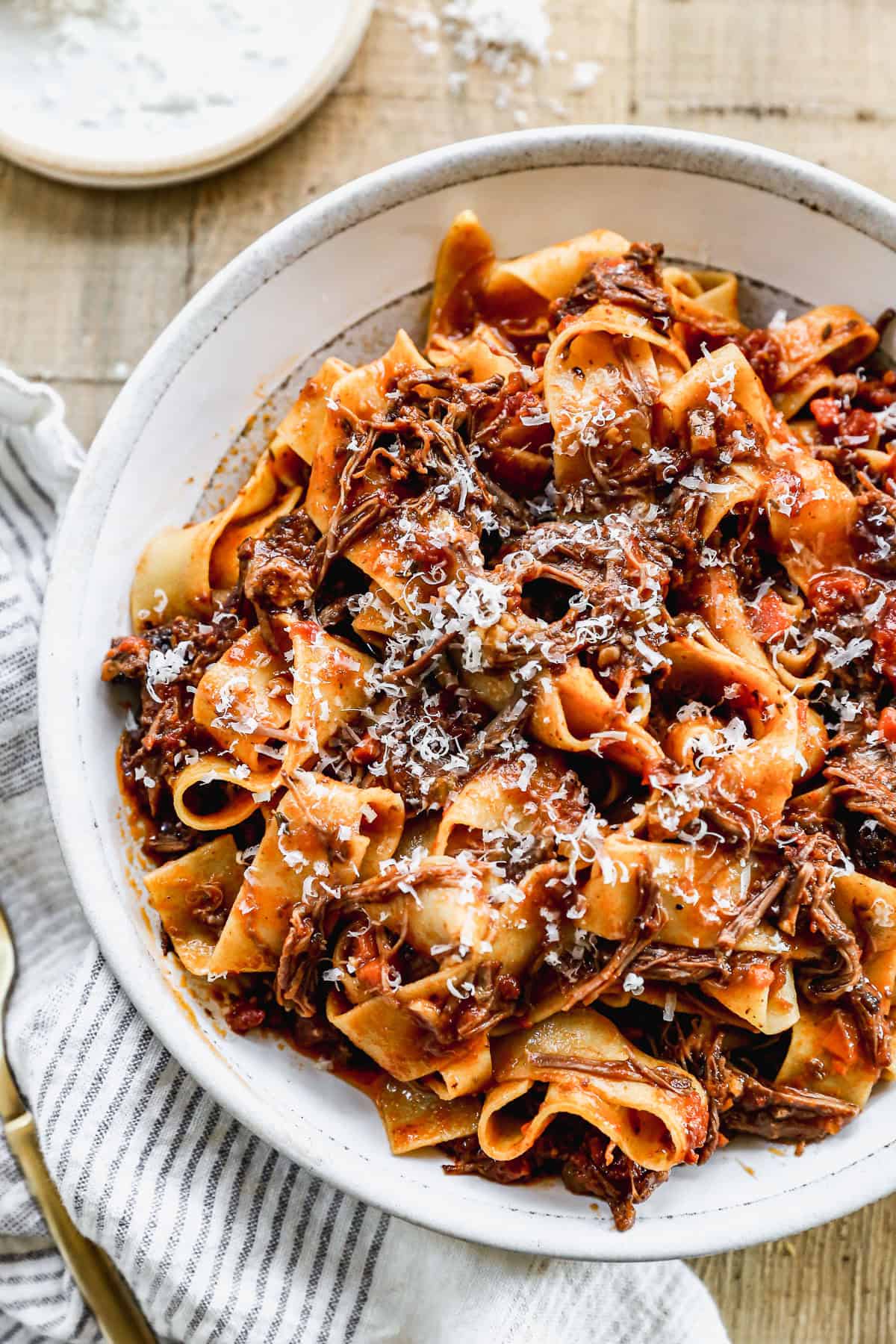 This short rib ragu recipe is restaurant-quality and so flavorful! It's easy to make and absolutely delicious!