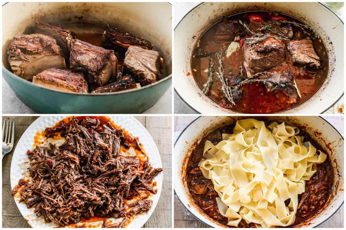Short Rib Pappardelle is impressive enough for guests but so simple to make!