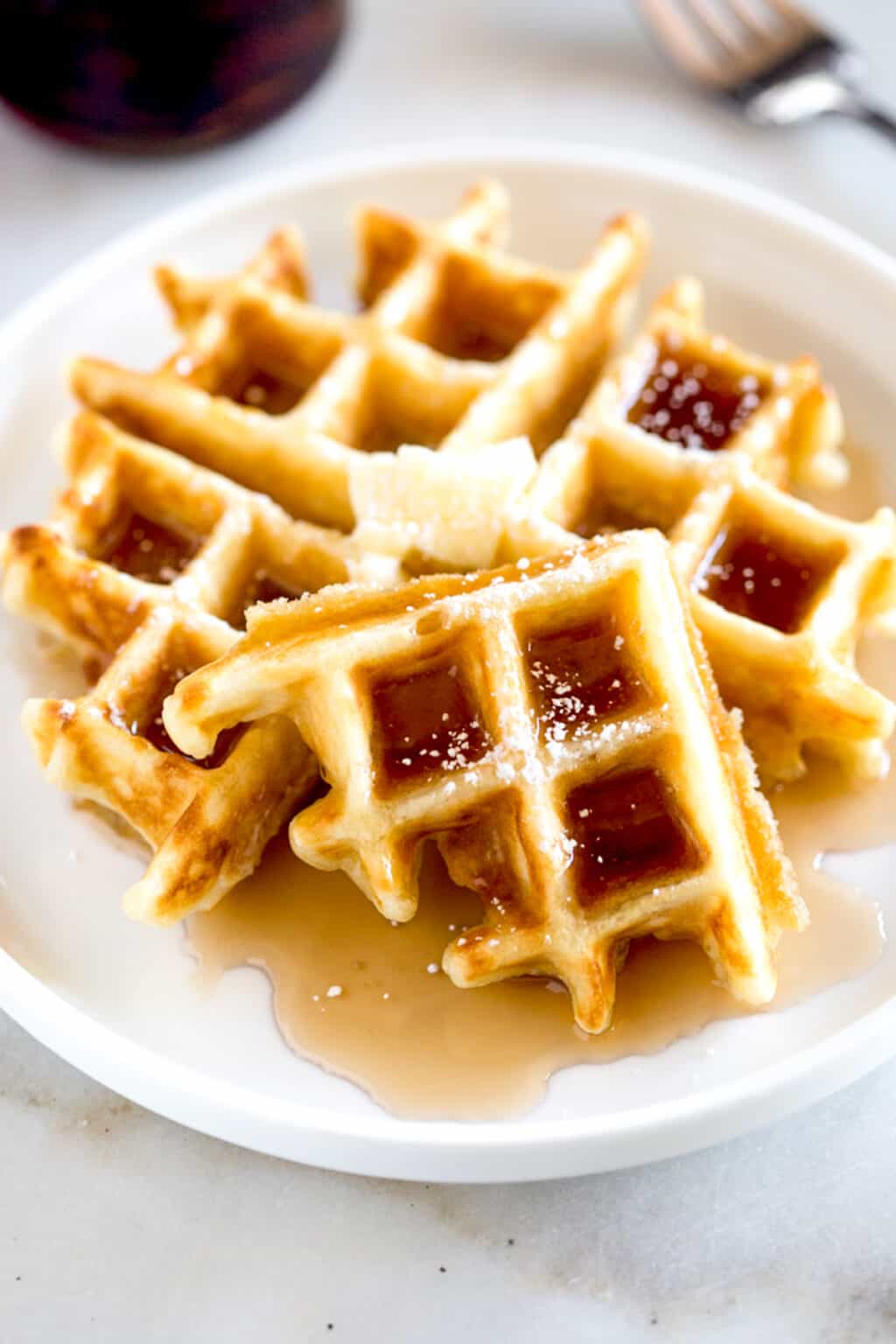 The BEST Belgian Waffles Recipe Tastes Better From Scratch