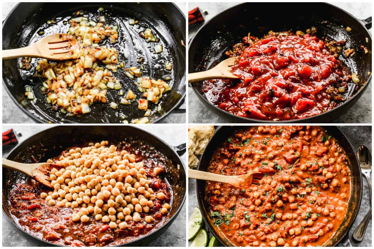 The best Chickpea Curry recipe is made with fresh ingredients and comes together in just one pan.