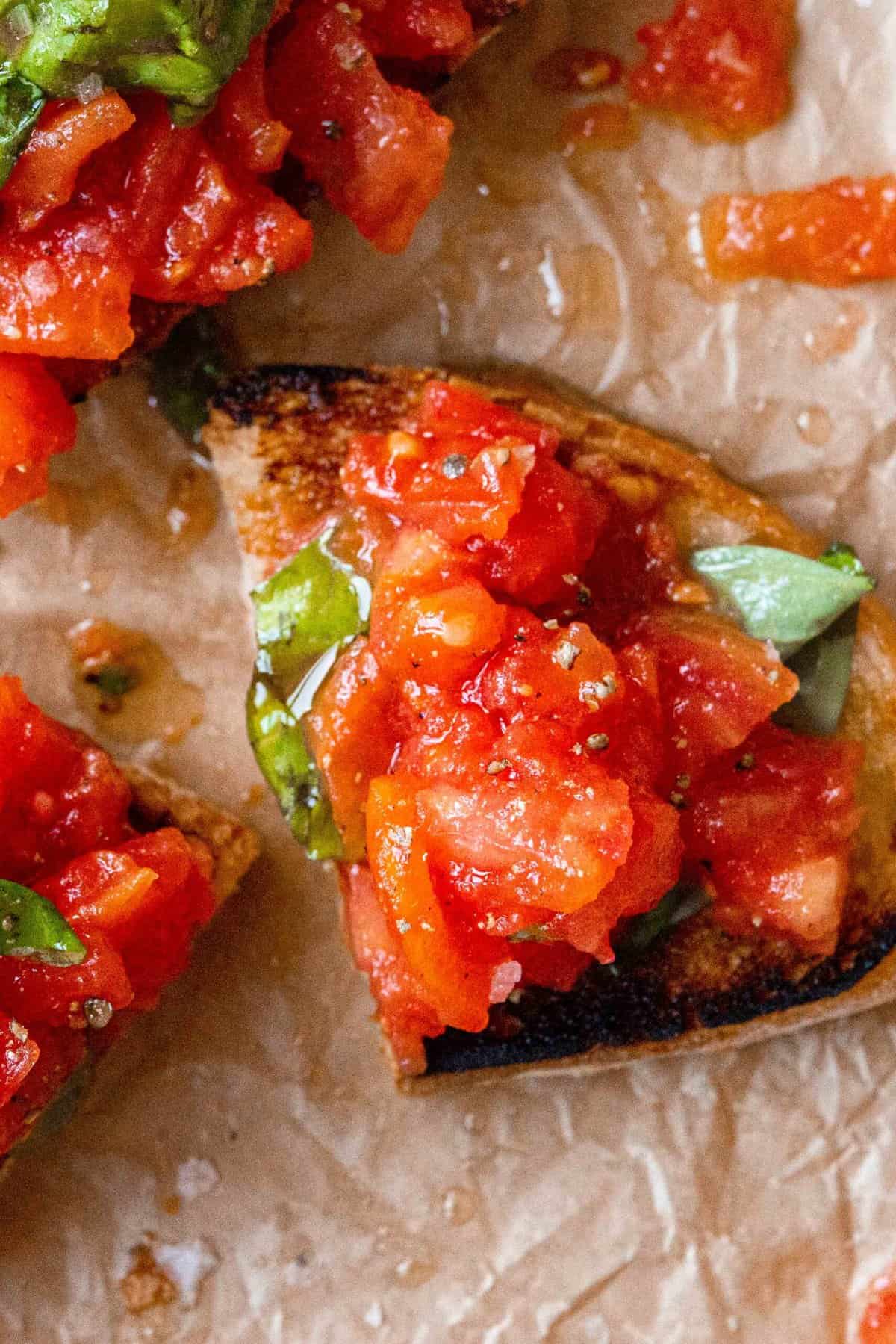Tomato and Basil Bruschetta