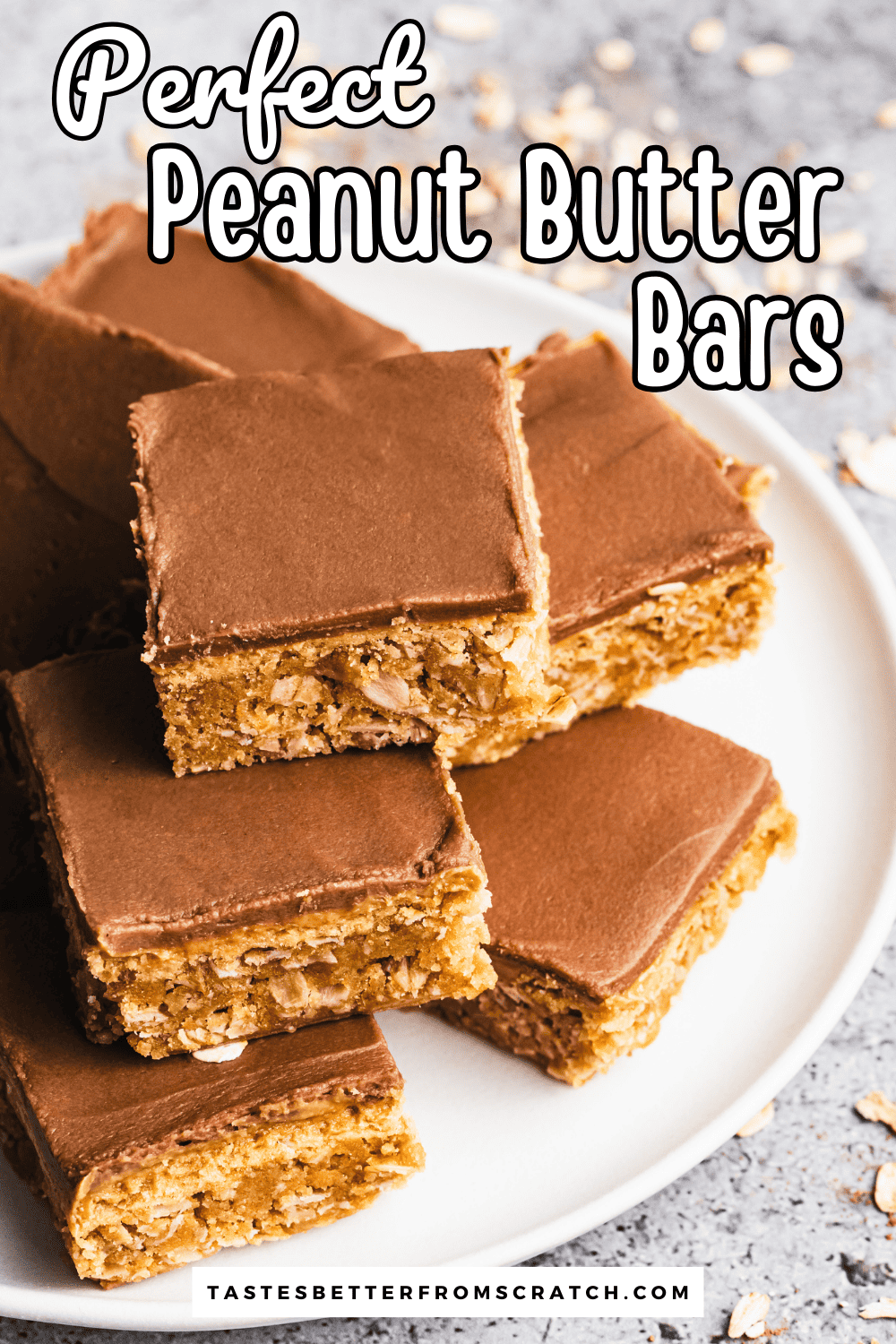 Peanut Butter Bars [tastesbetterfromscratch.com]