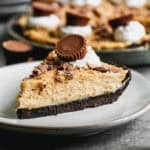 This no-bake Peanut Butter Pie recipe is easy to make in only 20 minutes! It's absolutely delicious and always a hit!
