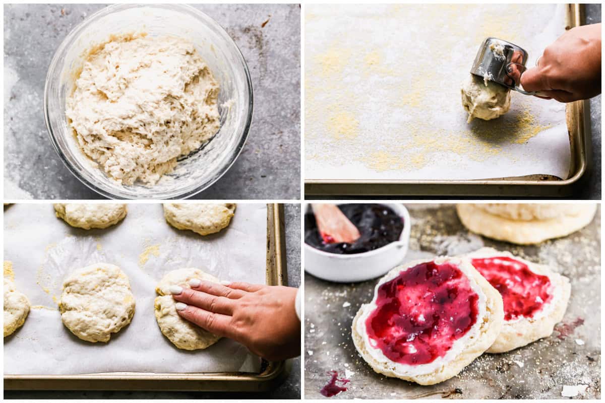 Learn how to make English Muffins with just a few ingredients in your pantry! No oven required, we mix it up, let it rise, and cook it right on the stovetop. They taste so fresh, nothing store-bought comes close to comparison!