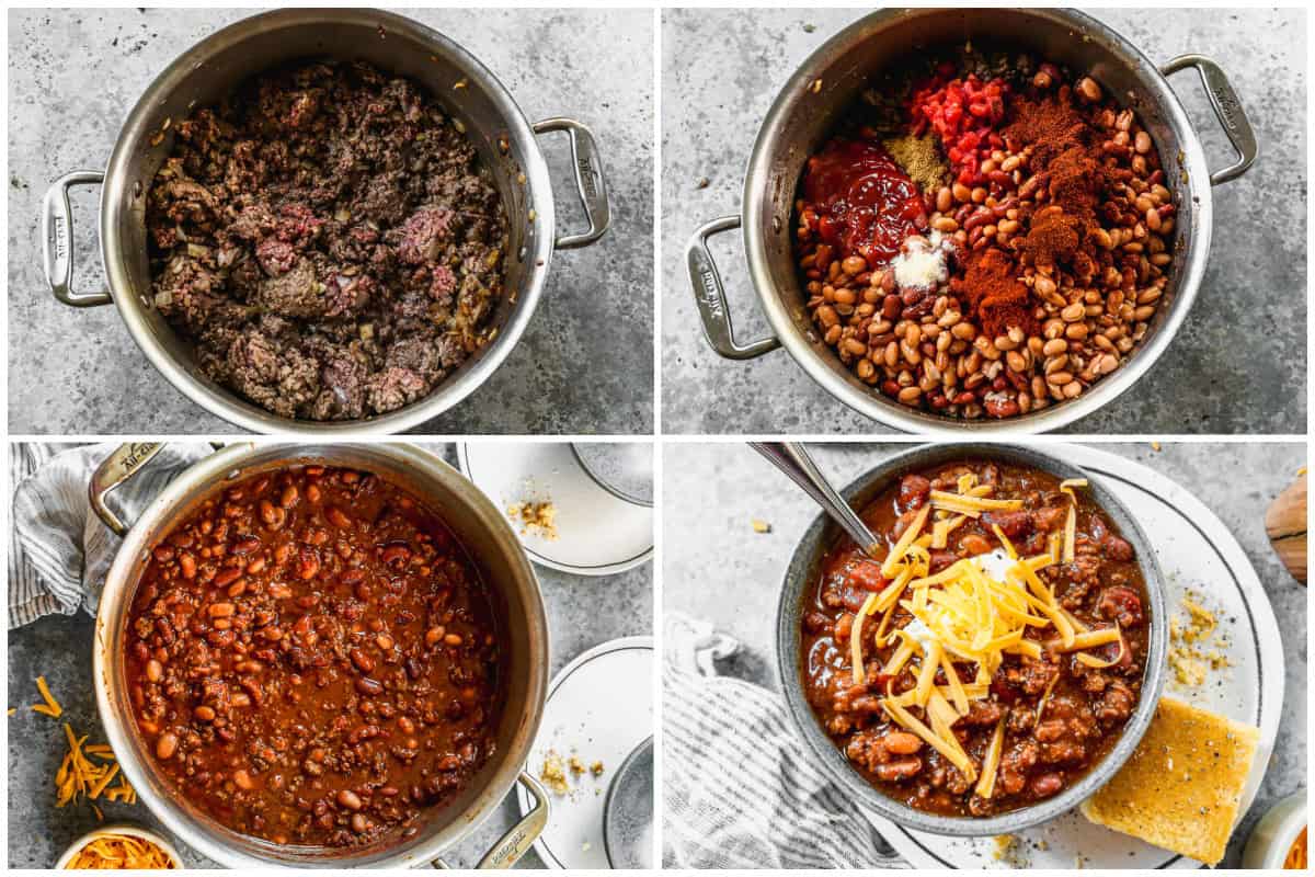 Making classic chili is so easy to do at home and tastes so much better than anything store-bought! Make a big batch and freeze some for an effortless future meal too!