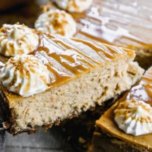 This creamy Pumpkin Cheesecake recipe has a smooth and silky texture. It's easy to make at home and restaurant worthy!