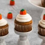 Get ready for the best pumpkin cupcakes of the season! Made with real pumpkin puree, warm fall spices, and topped with irresistible cinnamon cream cheese frosting, these easy homemade cupcakes are moist, flavorful, and always a hit at fall gatherings.
