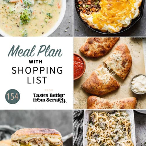 Free Weekly Meal Plans (with Grocery Lists) - Tastes Better from Scratch
