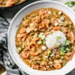 This cajun crawfish etouffee recipe is simple to make with just one pan and fresh ingredients. It's flavorful, comforting, and truly such an incredible dish!