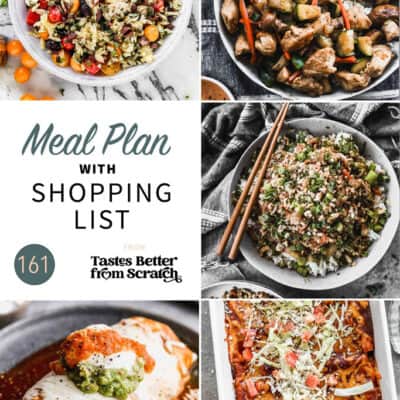 Free Weekly Meal Plans (with Grocery Lists) - Tastes Better from Scratch