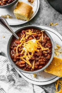An image of a classic homemade chili