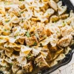 This Chicken Boursin Pasta recipe has a creamy sauce that is bursting with flavor and couldn't be easier to make in just 30 minutes!