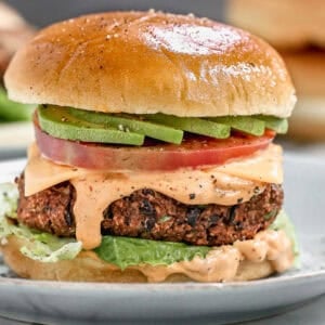 This is the only Black Bean Burger you will ever need! It's flavorful, moist, and doesn't fall apart!