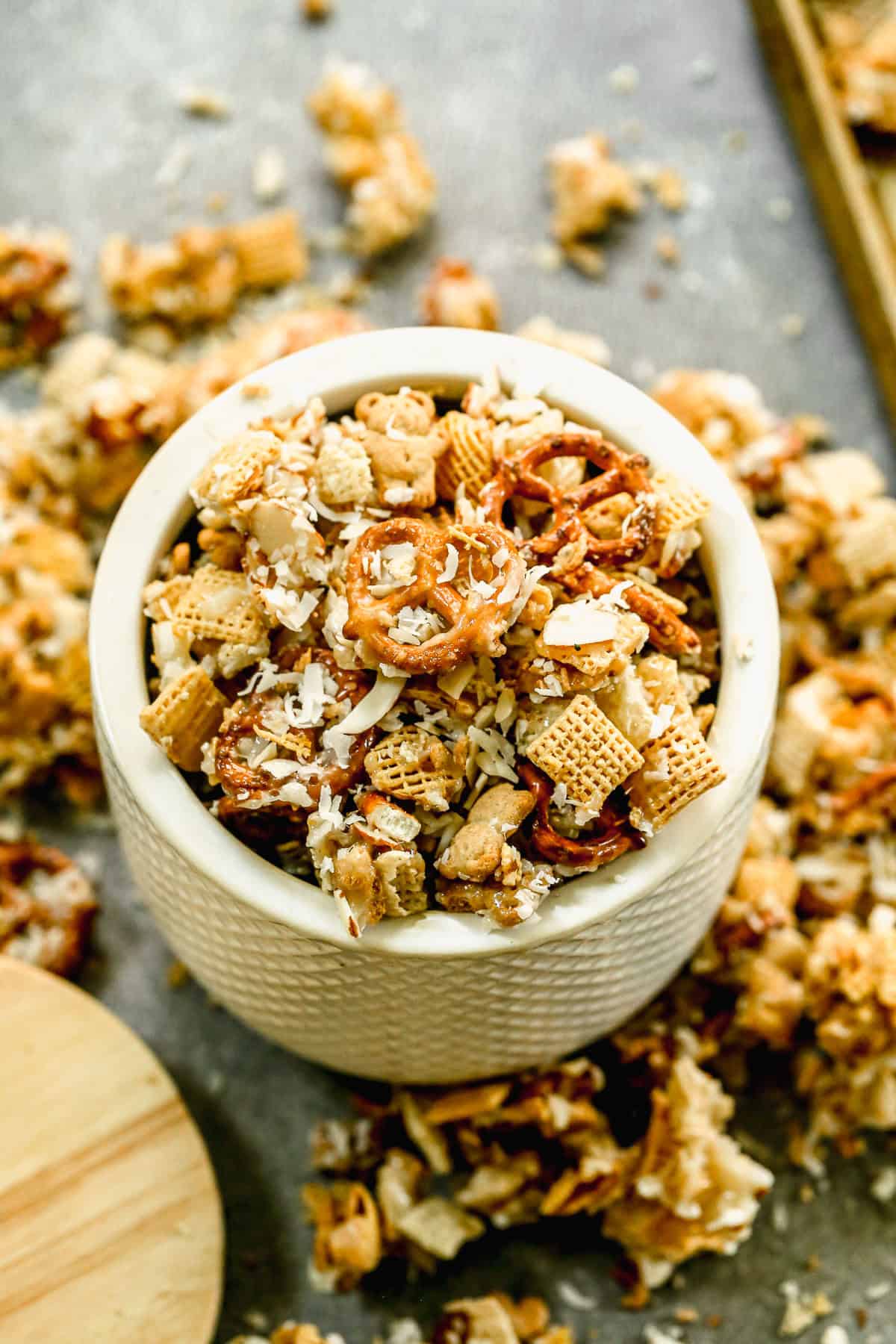 This Sweet Chex Mix is full of flavor and simple enough to make anytime. Bring it to the pool, beach, or anywhere!