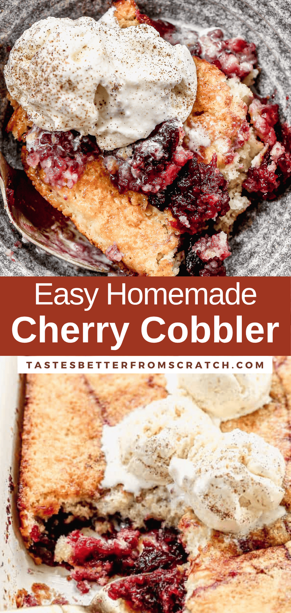 Cherry Cobbler - Tastes Better From Scratch