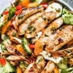 Perfect for meal prep or busy family dinners, this Asian chicken salad brings protein, crunch, and bright citrus flavor to the table.