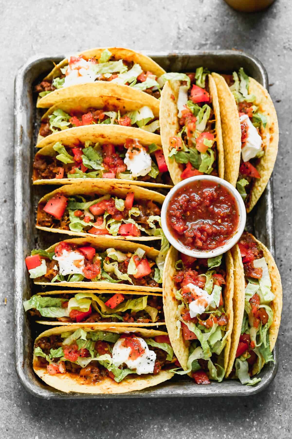 These oven-baked tacos come out crisp and cheesy every time—perfect for a crowd or taco Tuesday made easy