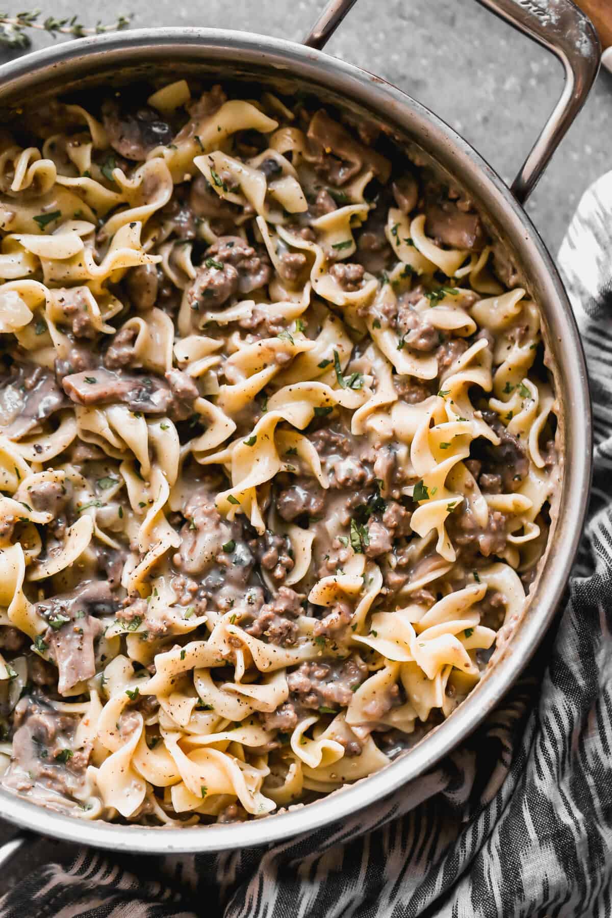 Easy Beef Stroganoff is rich, creamy, and perfect for a cozy dinner that doesnโt take all night.