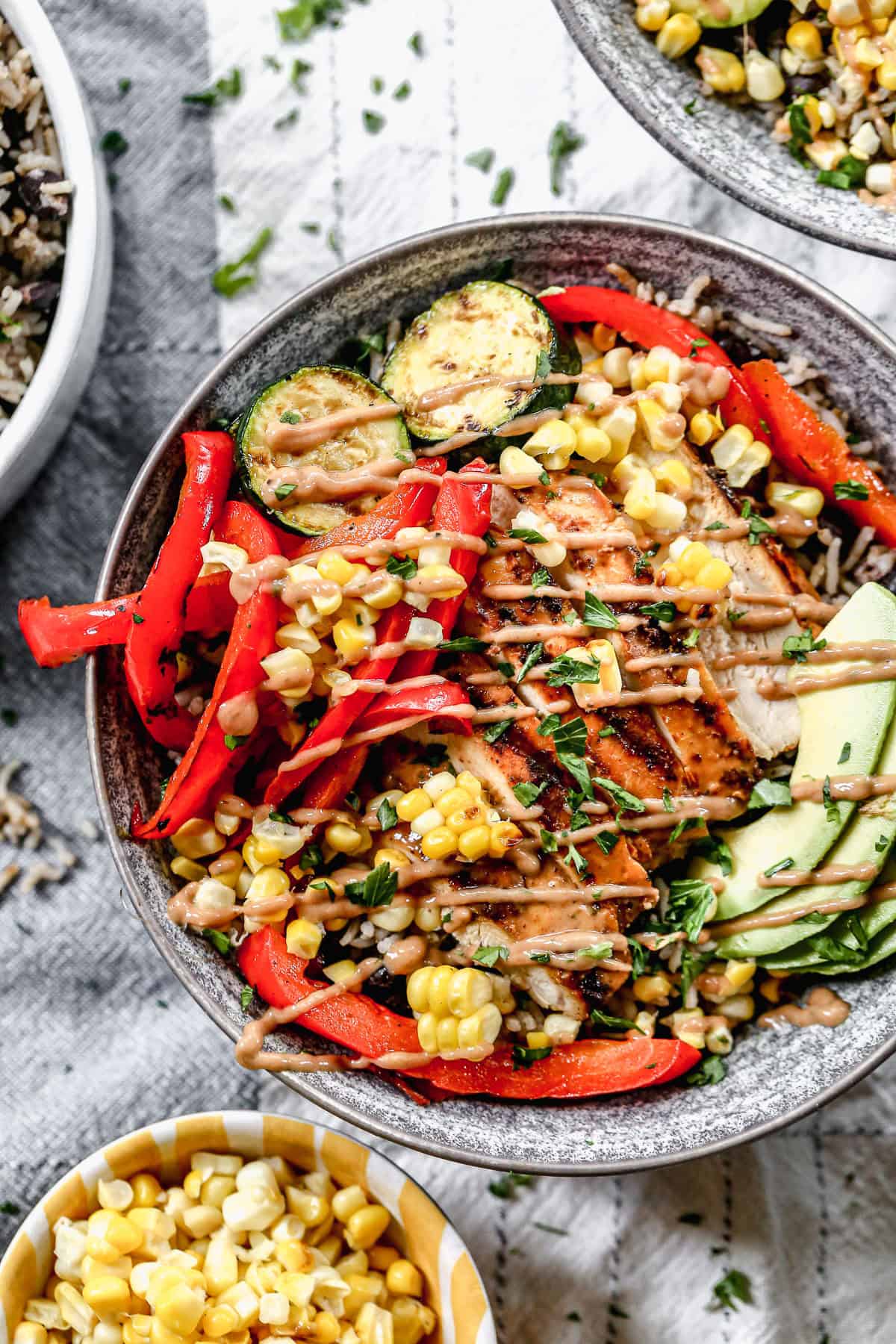 These BBQ chicken bowls are a healthy, flavor-packed dinner perfect for summer nights.