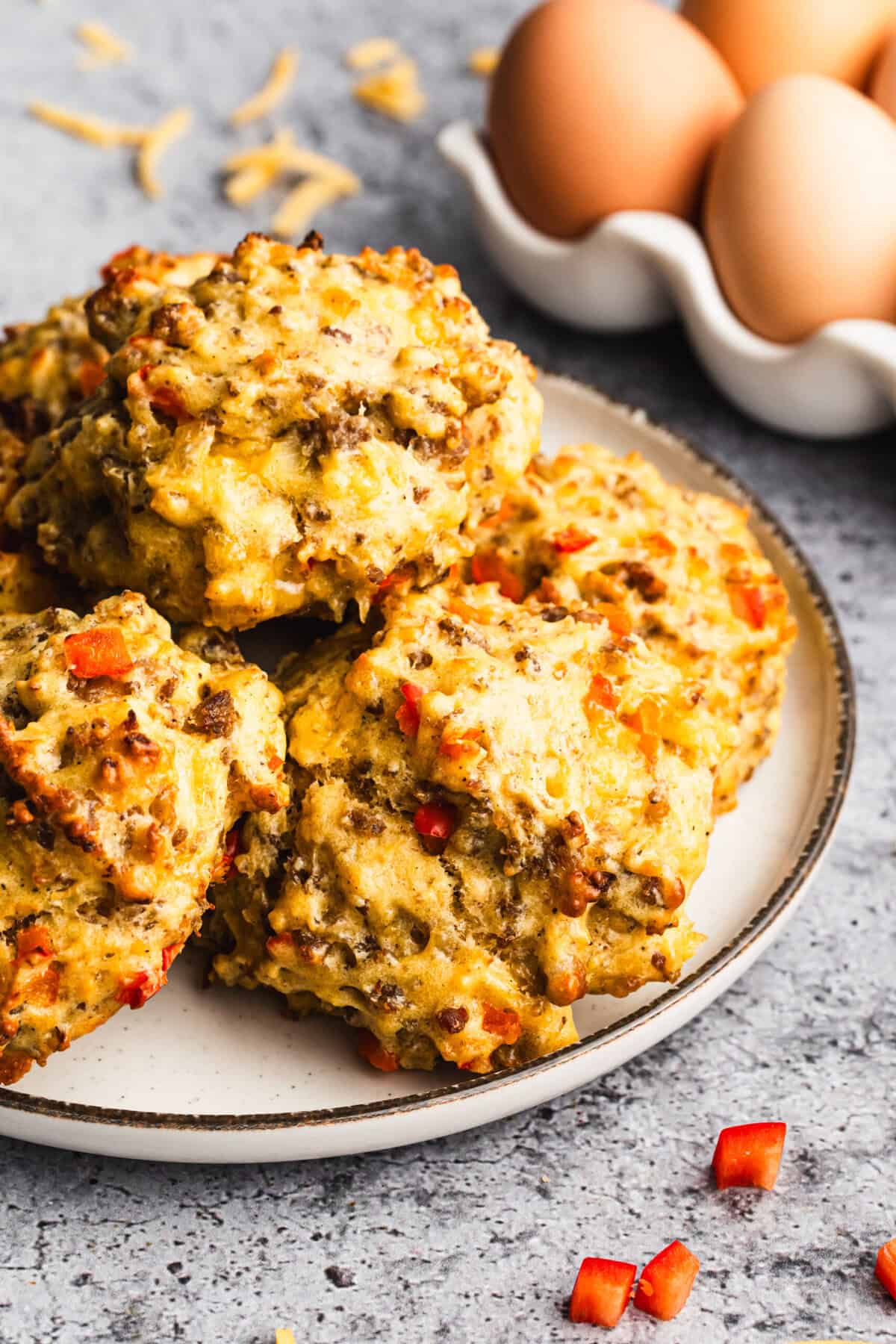 These homemade breakfast biscuits bake up soft and buttery- perfect for a lazy weekend morning.