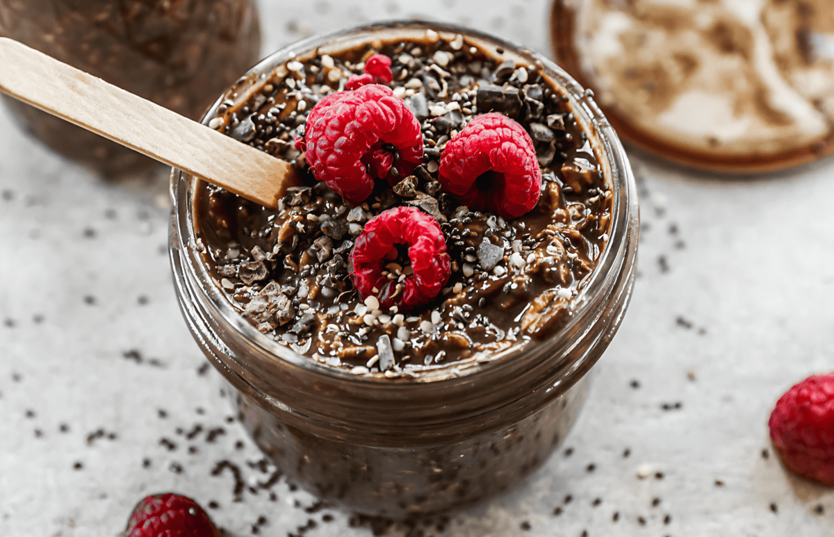 Chocolate overnight oats are the perfect prep-ahead snack that tastes like dessert but keeps everyone full for hours.