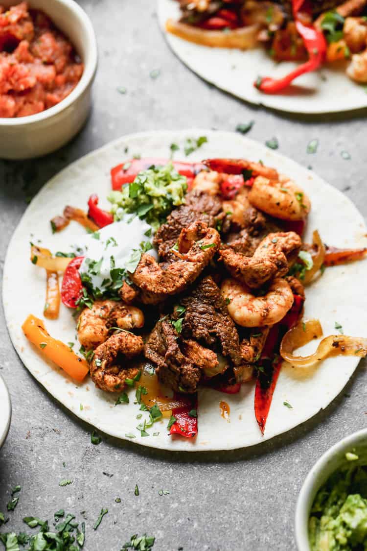 Flavor-packed fajitas that you can customize and build together is great for relaxed, interactive dinners for two.