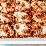 These stuffed shells are a make-ahead, crowd-pleasing pasta bake perfect for busy nights or entertaining.