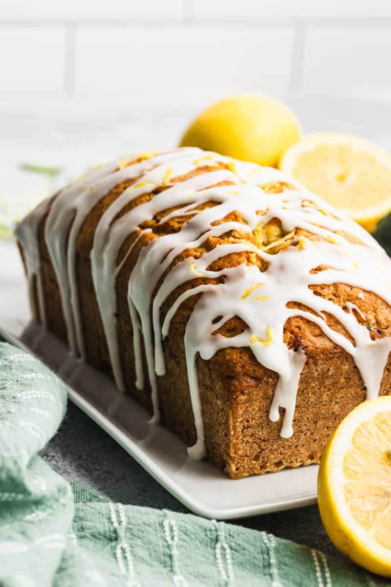 This lemon zucchini bread is a bright, make-ahead treat that’s great for brunch or snacking.