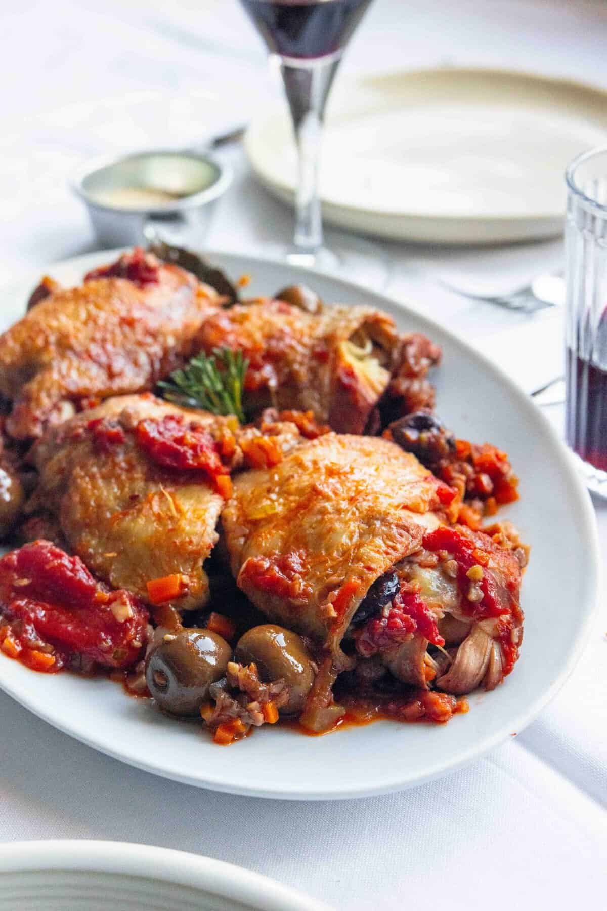 This chicken cacciatore is a comforting, one-pan meal that’s perfect for weeknights or guests.