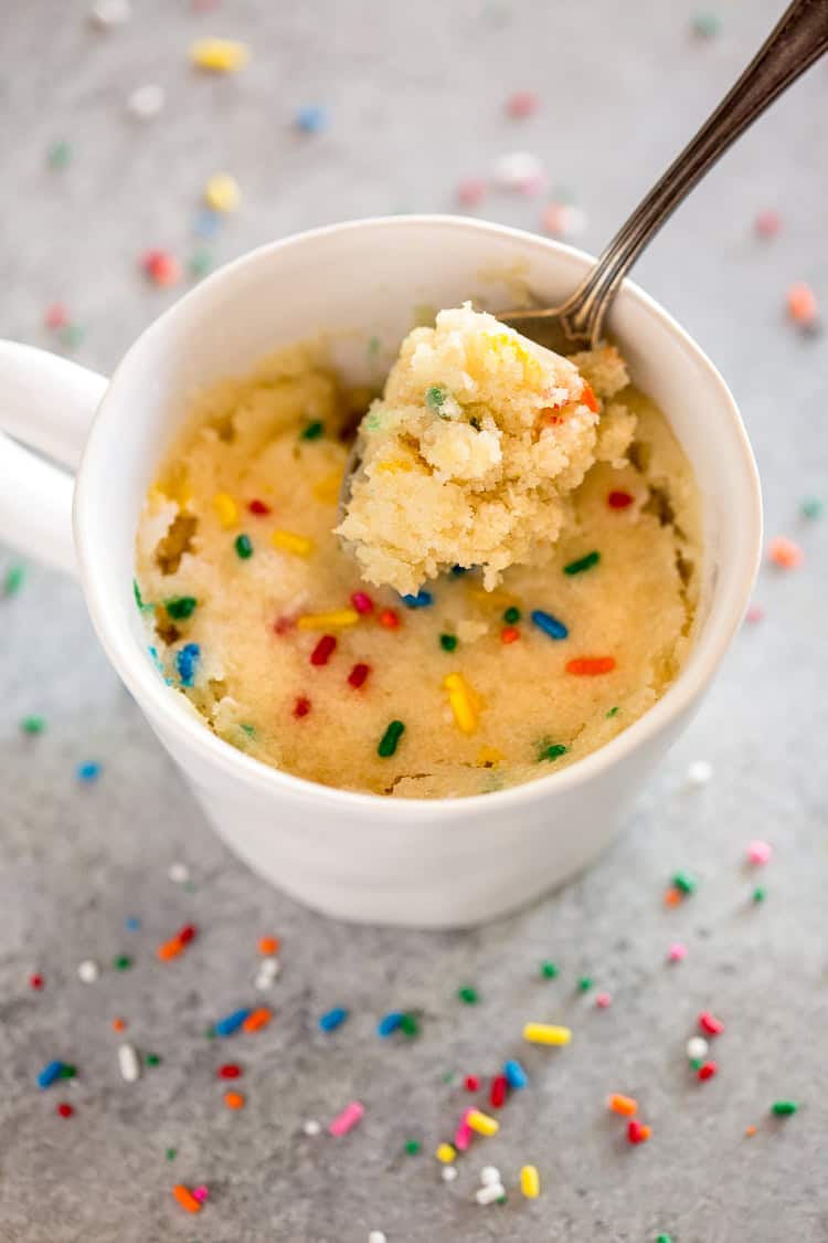 This vanilla mug cake is the fastest way to satisfy your sweet tooth, made in the microwave in minutes.
