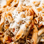 A quick and satisfying pasta bake made in one pan. Perfect for entertaining, busy weeknights, or casual family dinners.